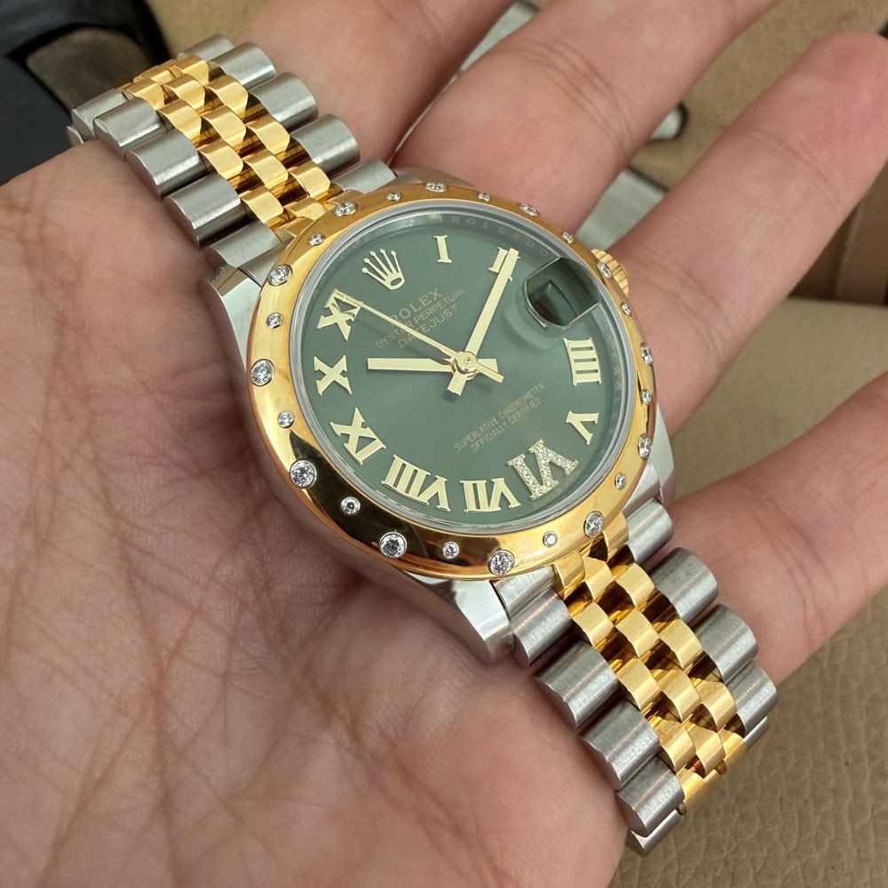 Rolex Datejust Green Diamond Jubilee 278343RBR 10