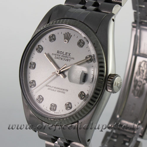 Rolex Datejust Quadrante con brillanti After Market 16014 2