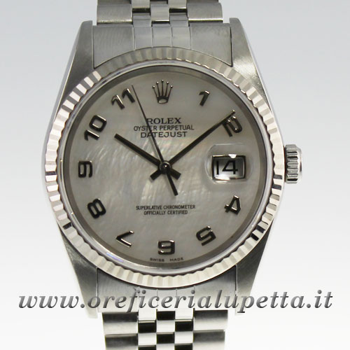 Rolex Datejust Quadrante Madreperla 16234
