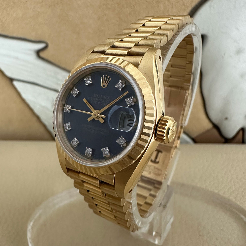 Rolex Datejust Lady Diamonds Dial 69178 1
