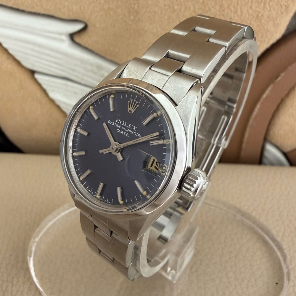 Rolex Date Lady Blue Dial 6516 1