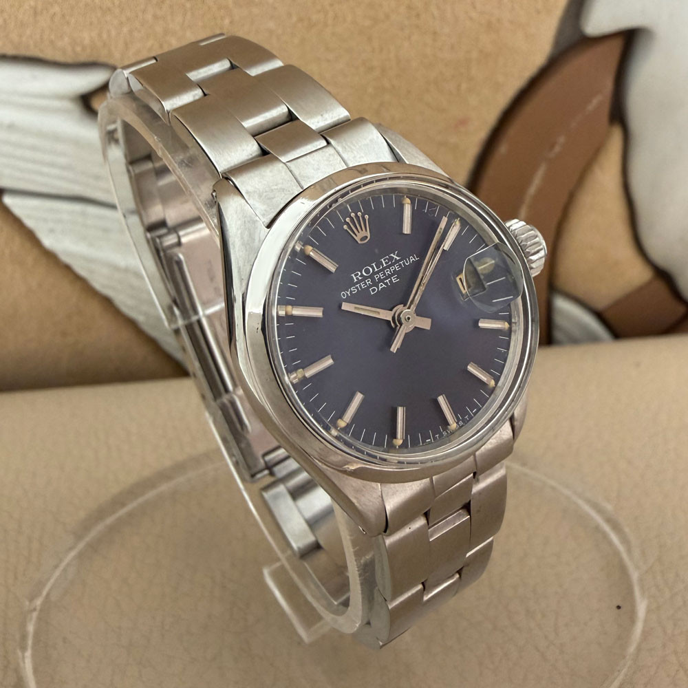 Rolex Date Lady Blue Dial 6516 2