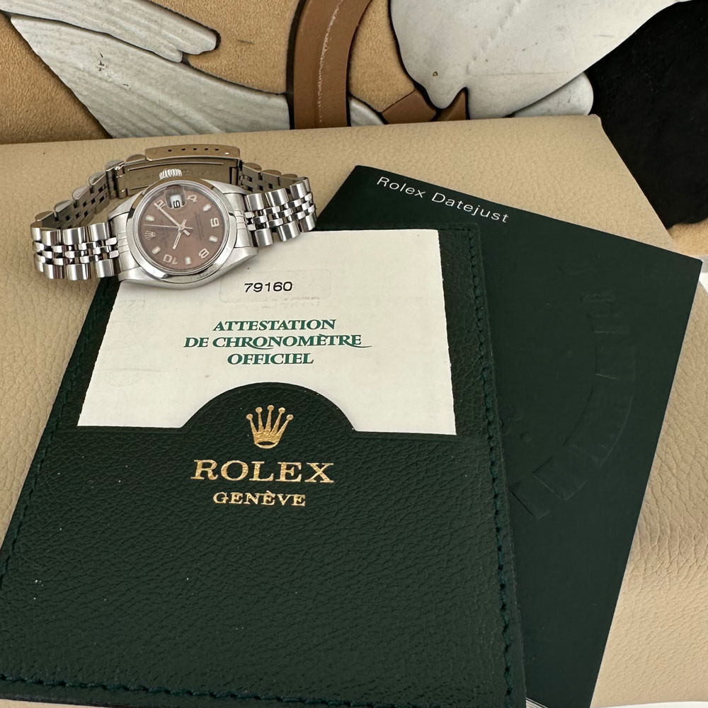 Rolex Date Lady Salmon Dial 79160 1