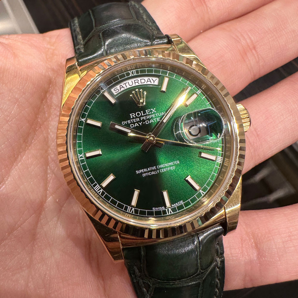 Rolex Day-Date Green Dial 118138 0