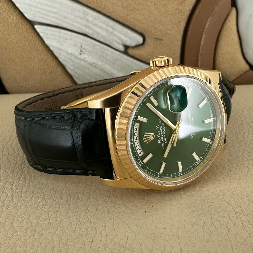 Rolex Day-Date Green Dial 118138 14