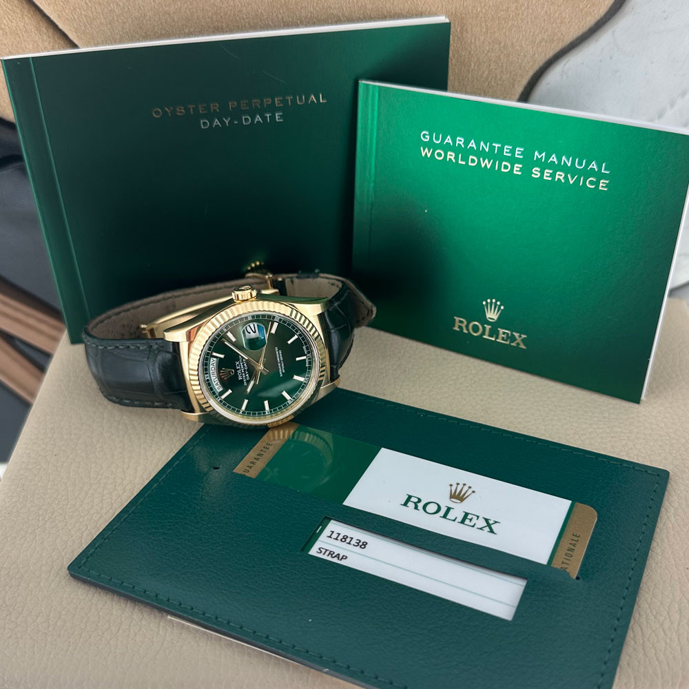 Rolex Day-Date Green Dial 118138 1