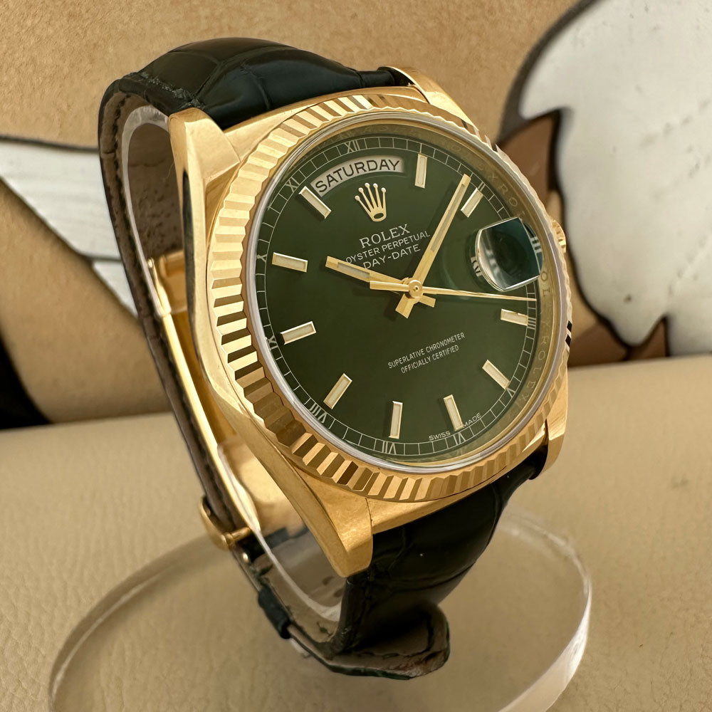 Rolex Day-Date Green Dial 118138 4