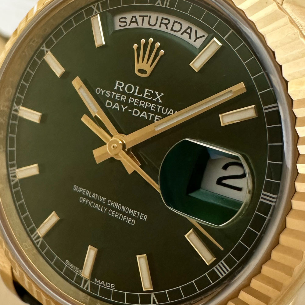 Rolex Day-Date Green Dial 118138 6