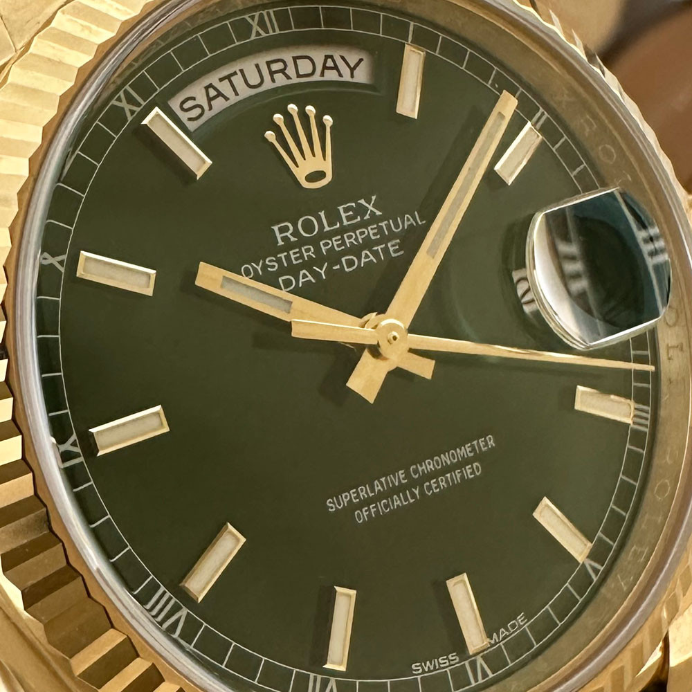 Rolex Day-Date Green Dial 118138 7