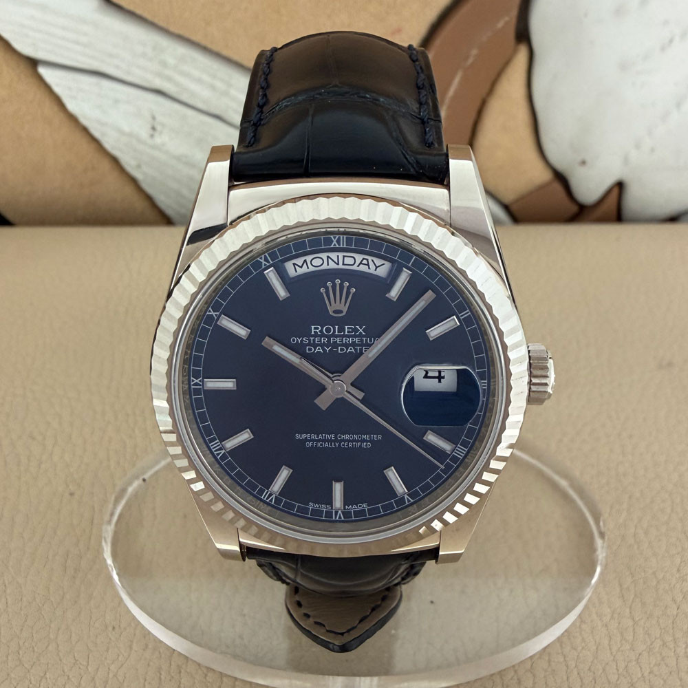 Rolex Day-Date Blue Dial 118139 0