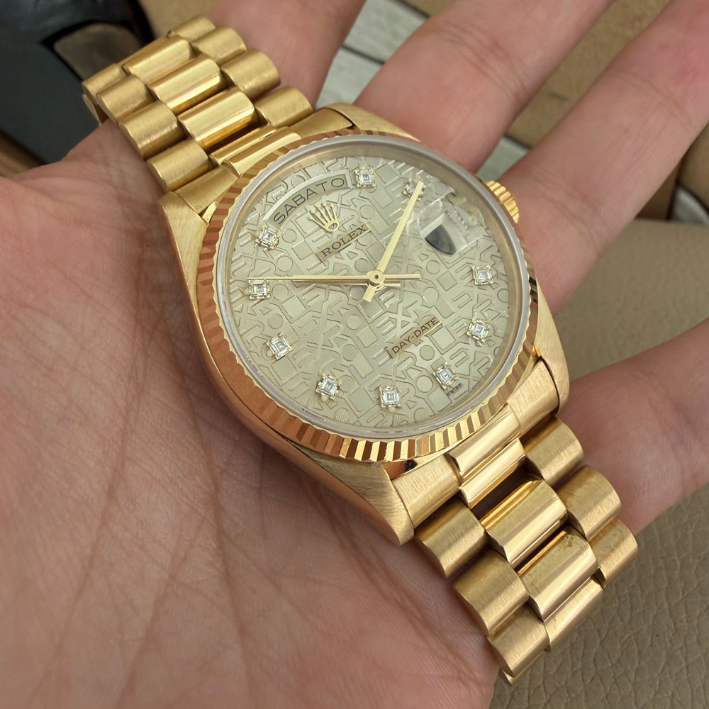 Rolex Day-Date Diamonds Computer Dial 18038 10