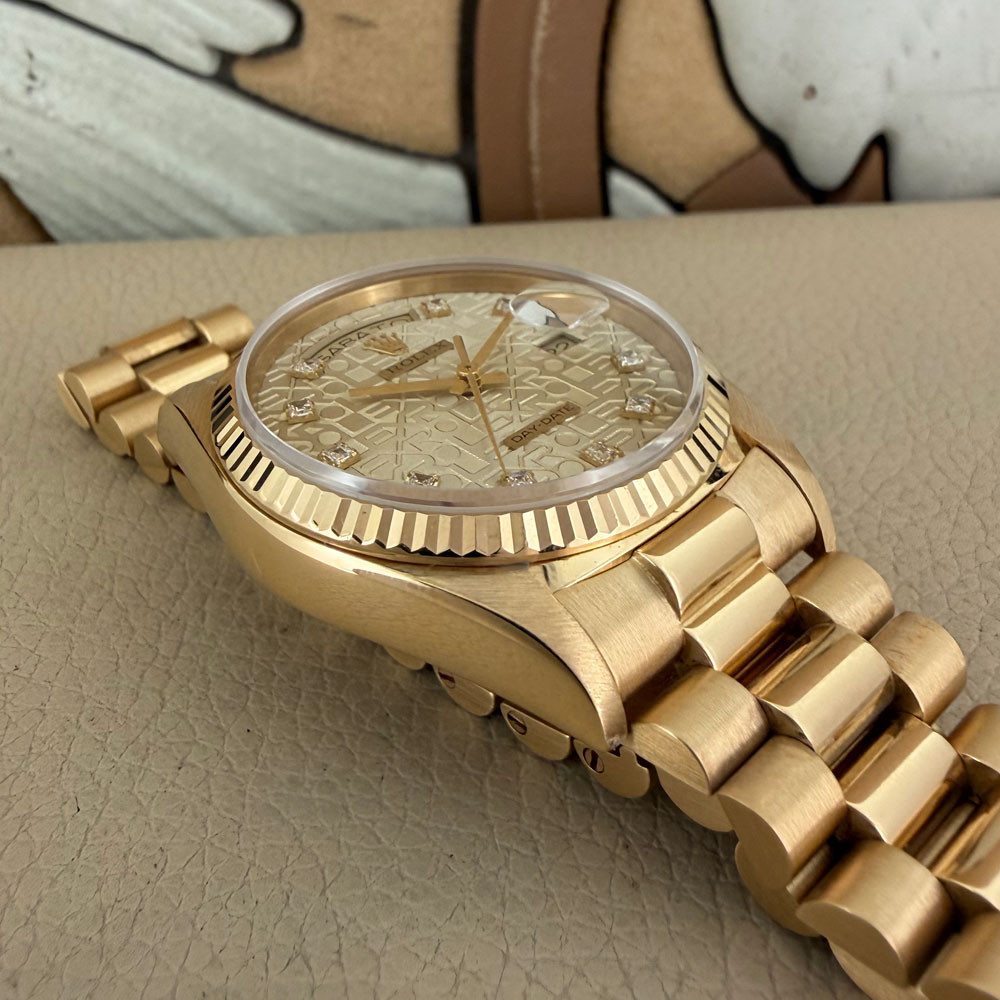 Rolex Day-Date Diamonds Computer Dial 18038 13