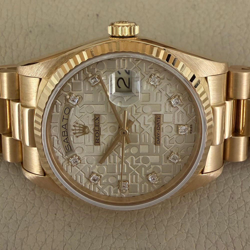 Rolex Day-Date Diamonds Computer Dial 18038 15