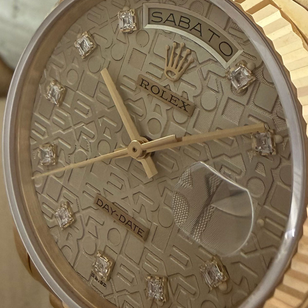 Rolex Day-Date Diamonds Computer Dial 18038 5