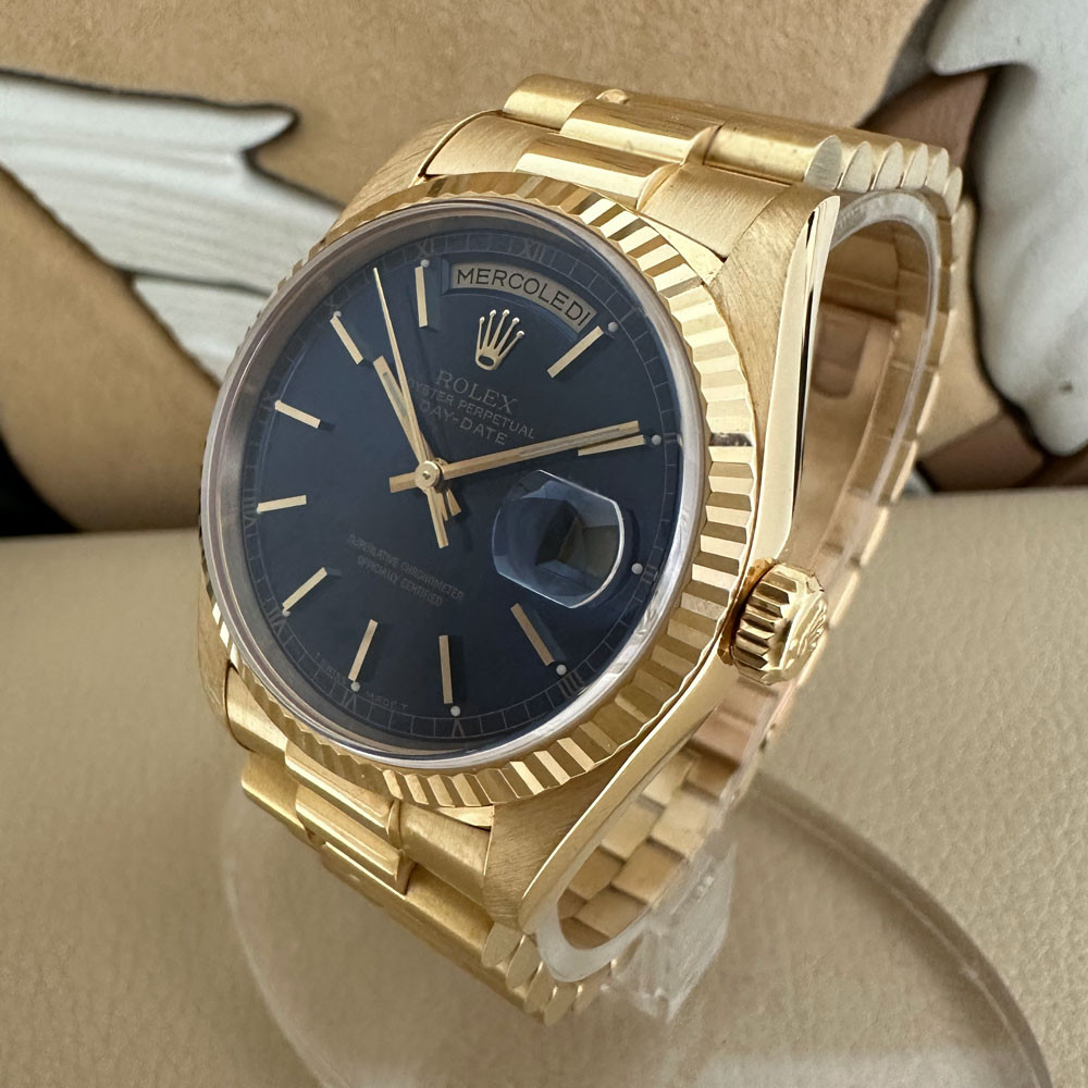 Rolex Day-Date Blue Dial 18238 2