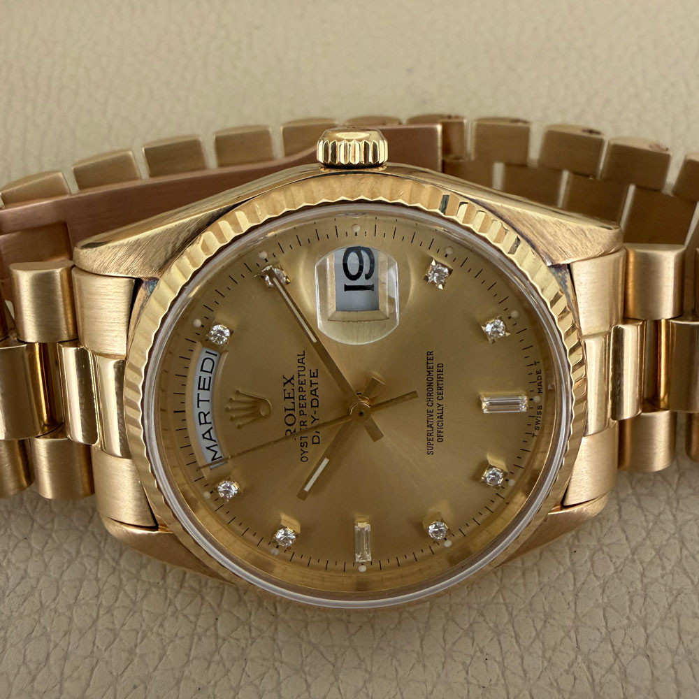 Rolex Day-Date Diamonds Dial 18238 14