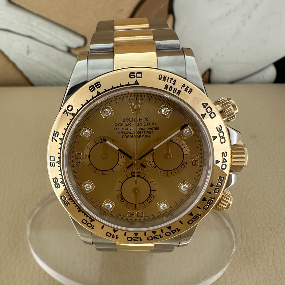 Rolex Daytona Champagne 8 Diamonds Dial 116503 0