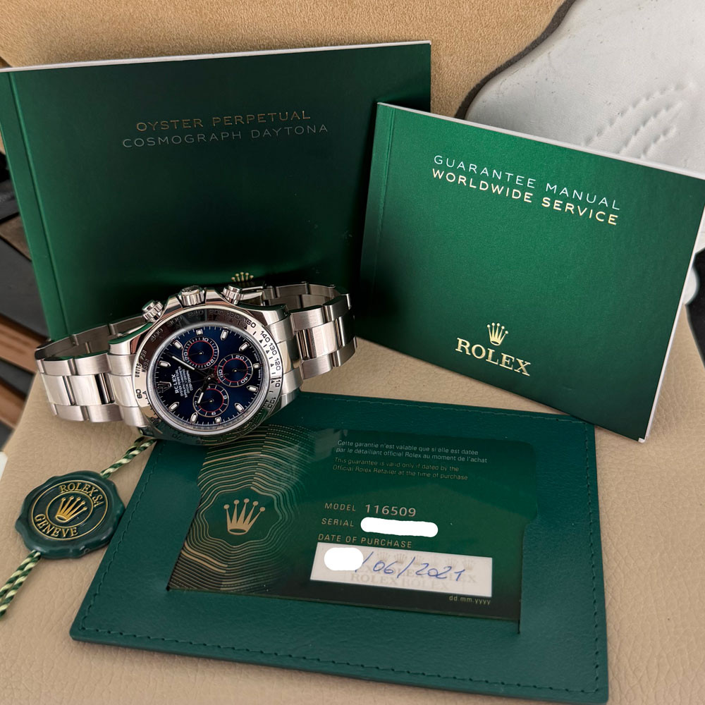 Rolex Daytona Blue Dial 116509 1