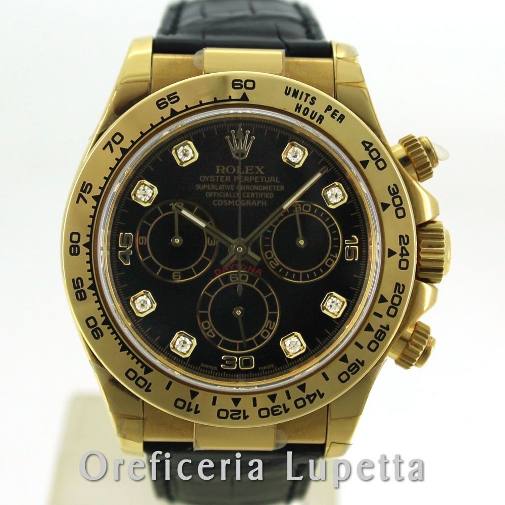 Rolex Daytona Quadrante con brillanti 116518