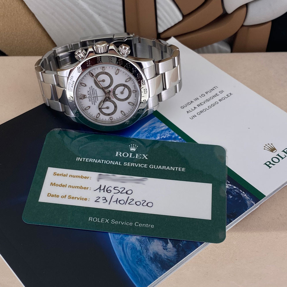 Rolex revisione deals