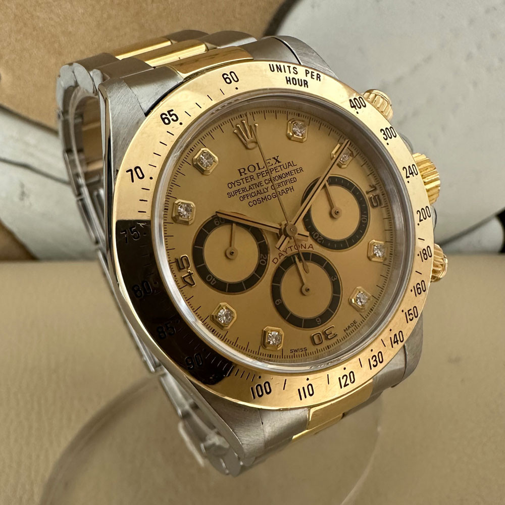 Rolex Daytona Inverted 6 Diamonds Dial 16523 3