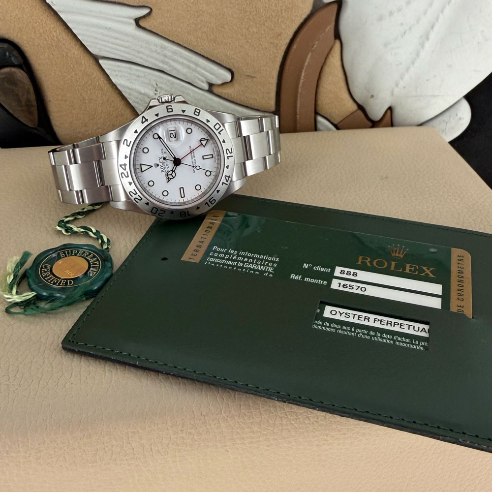Rolex Explorer II Polar 3186 16570 1