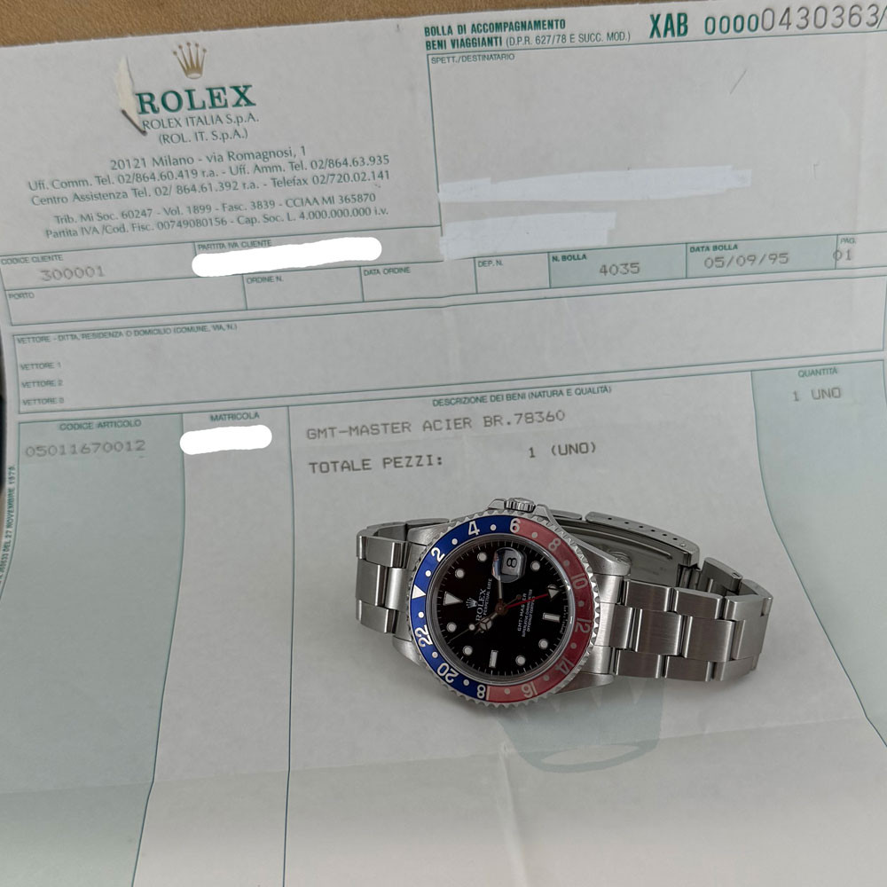 Rolex GMT-Master Pepsi Faded Bezel 16700 15