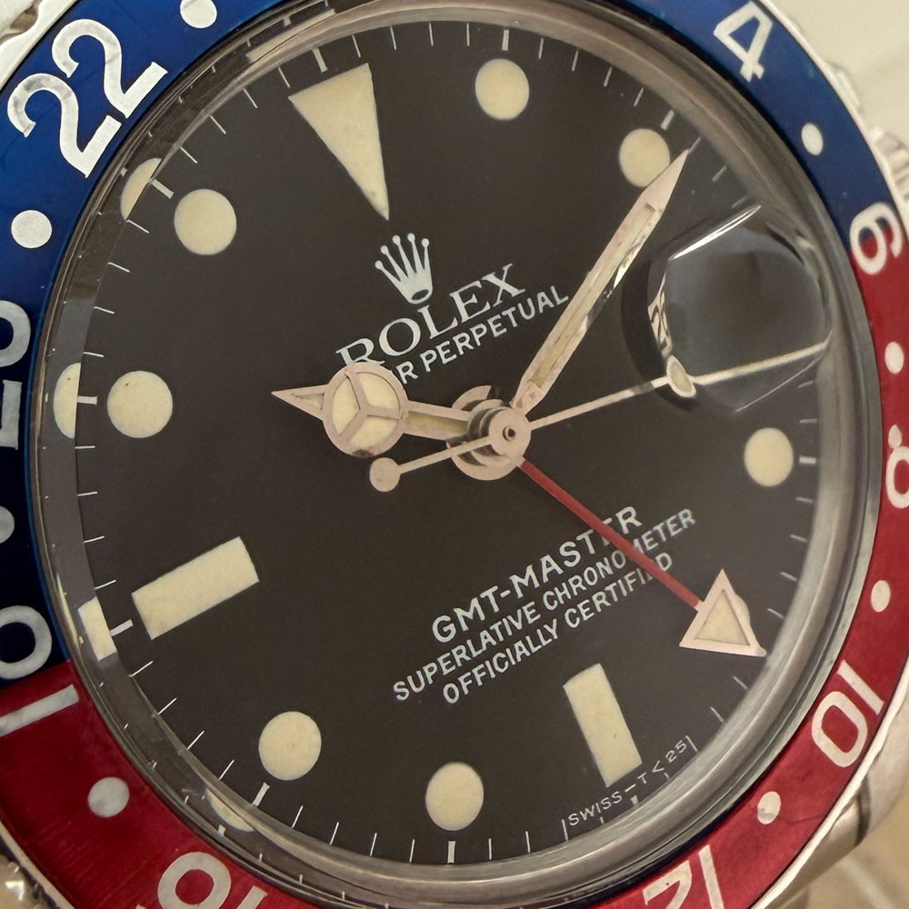 Rolex GMT-Master Pepsi Service Dial 1675 6