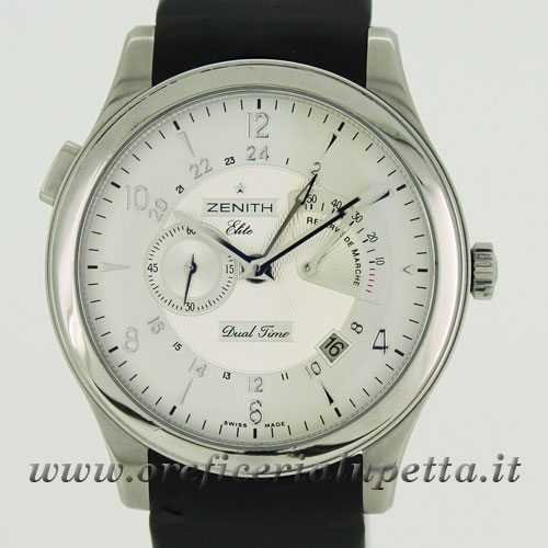 Zenith Grande Class Elite Dual Time reserve De Marche 03.0520.683 0
