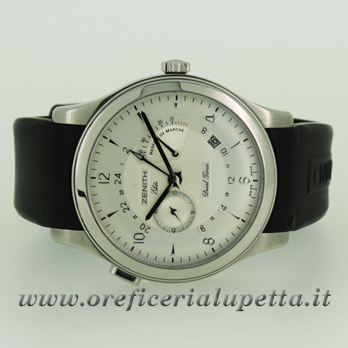 Zenith Grande Class Elite Dual Time reserve De Marche 03.0520.683 1