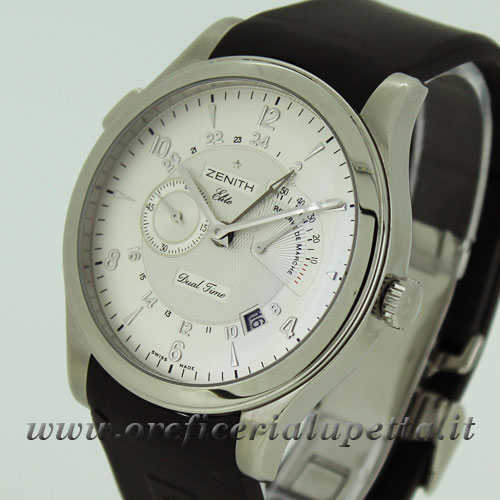 Zenith Grande Class Elite Dual Time reserve De Marche 03.0520.683 2