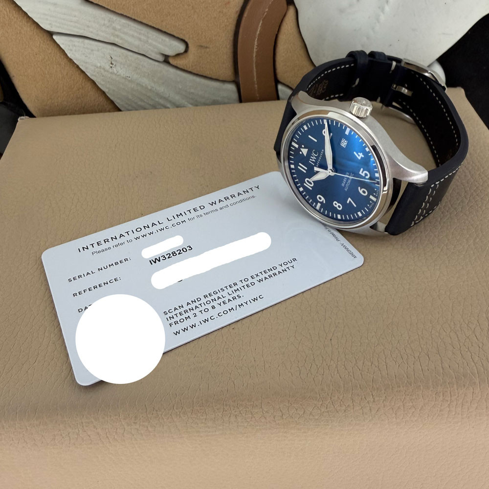 IWC Mark XX Blue Dial IW328203 1