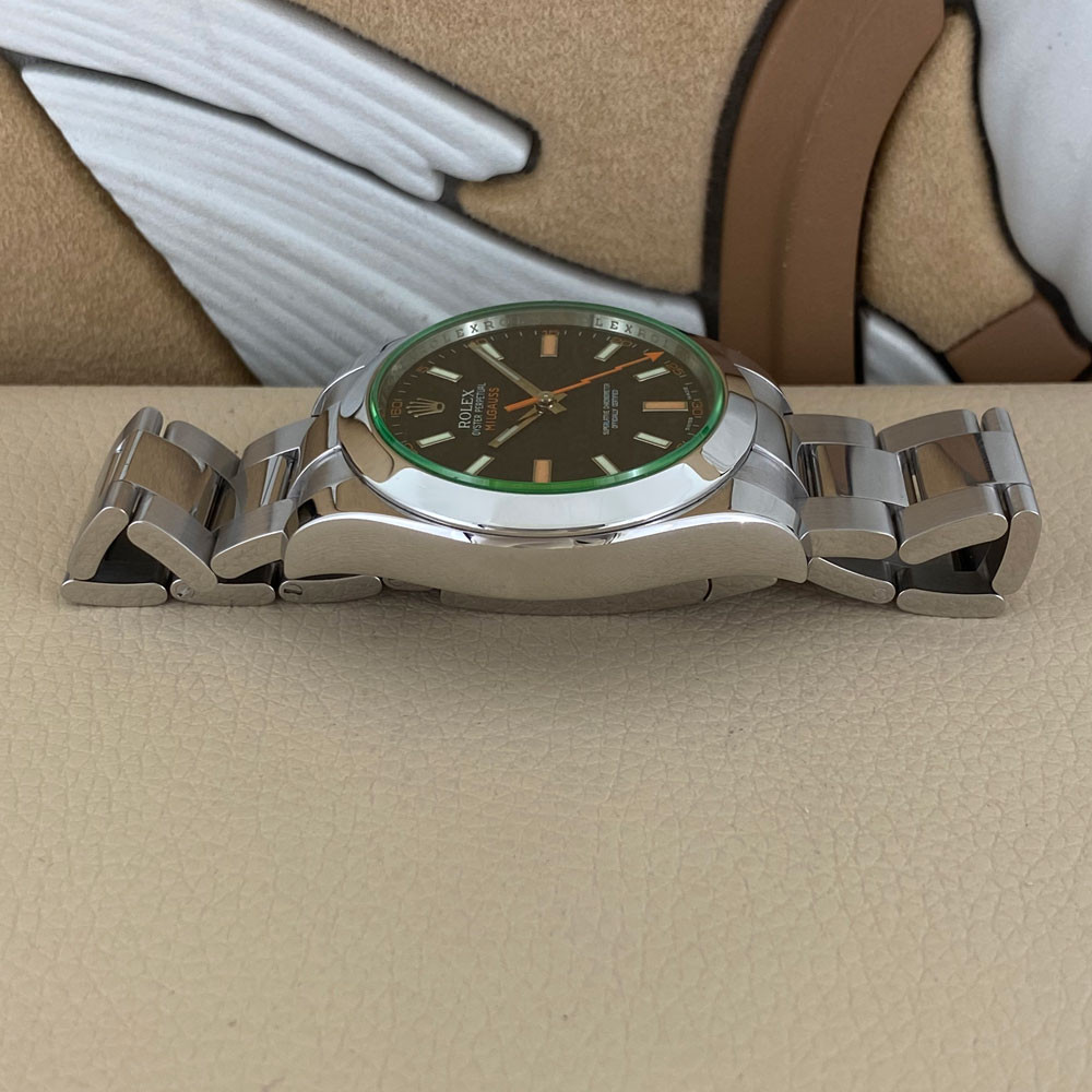 Rolex Milgauss Vetro Verde 116400GV 12