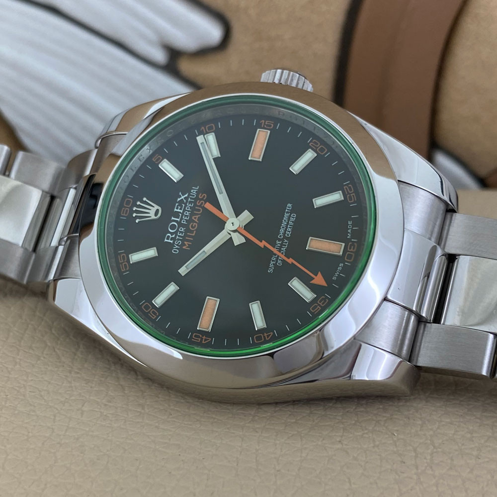 Rolex Milgauss Vetro Verde 116400GV 14