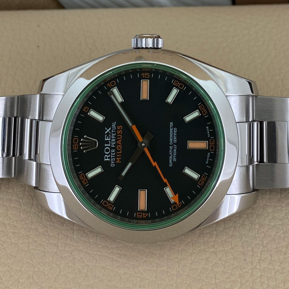 Rolex Milgauss Vetro Verde 116400GV 15