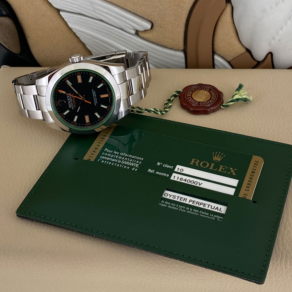 Rolex Milgauss Vetro Verde 116400GV 1