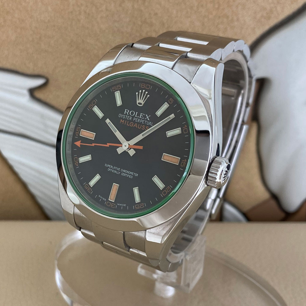 Rolex Milgauss Vetro Verde 116400GV 2