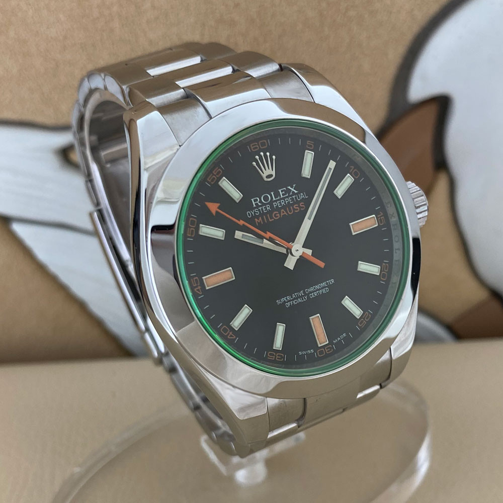 Rolex Milgauss Vetro Verde 116400GV 3