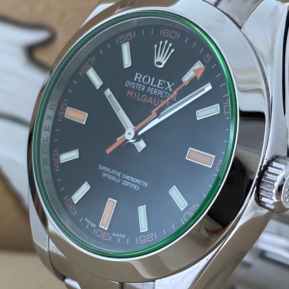 Rolex Milgauss Vetro Verde 116400GV 5