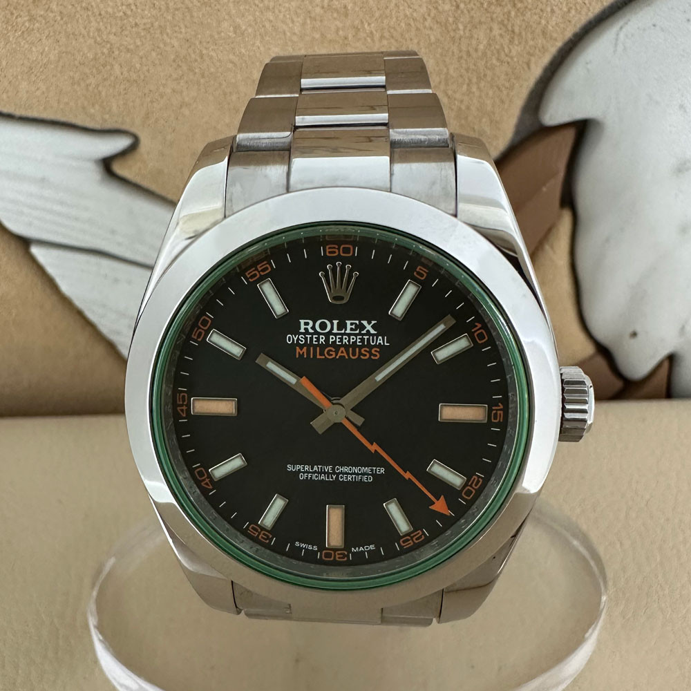 Rolex milgauss verde discount