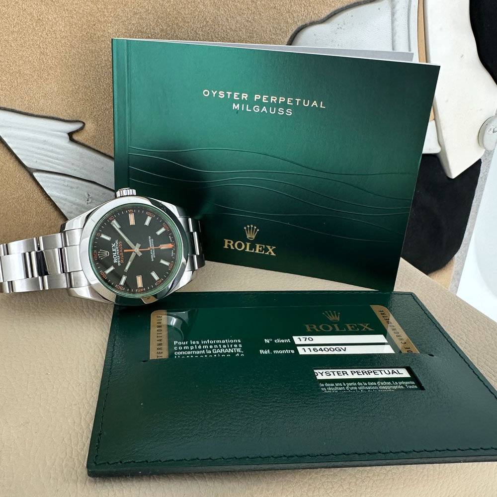 Rolex Milgauss Vetro Verde 116400GV 1