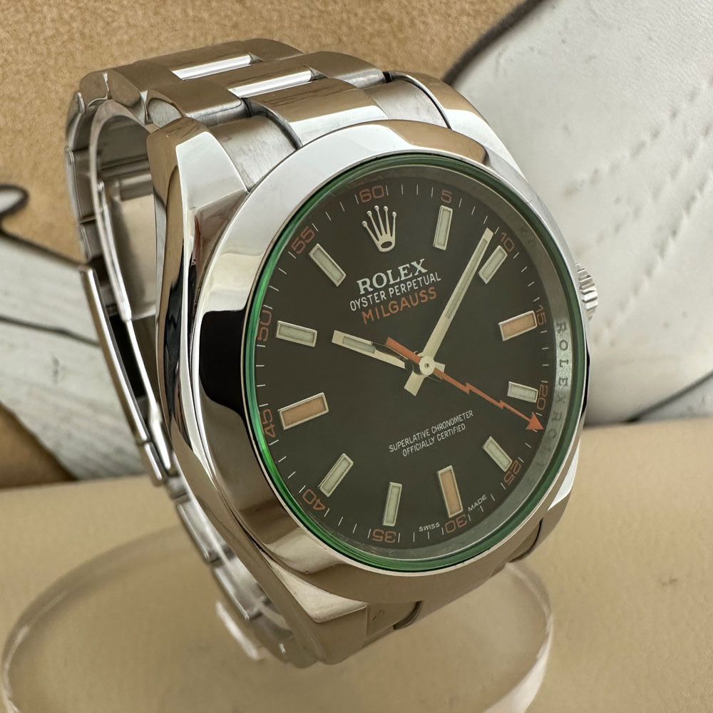 Rolex Milgauss Vetro Verde 116400GV 3