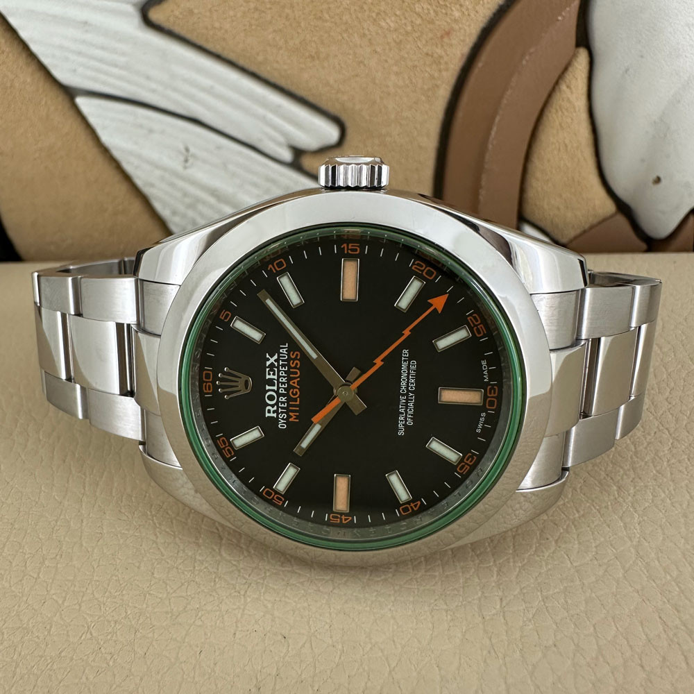 Rolex Milgauss Vetro Verde 116400GV 7