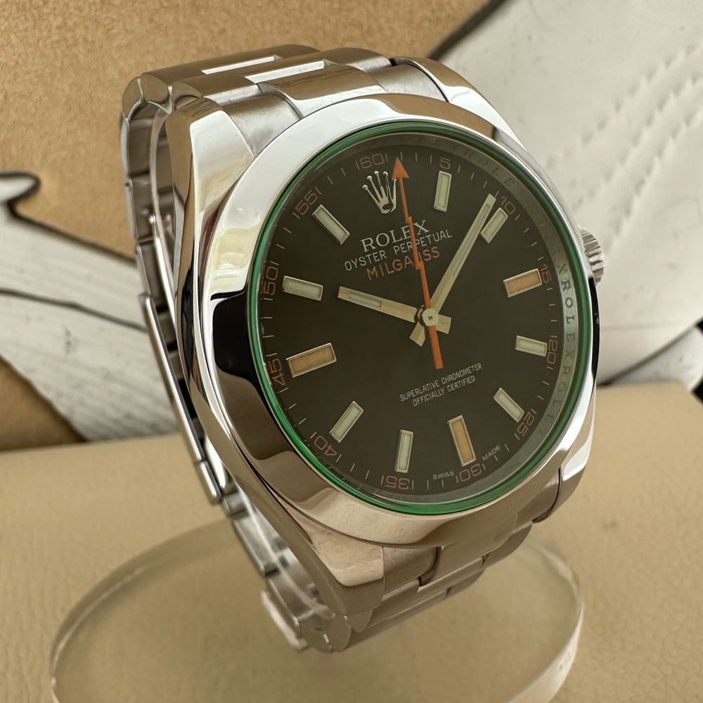 Rolex Milgauss Vetro Verde 116400GV 3