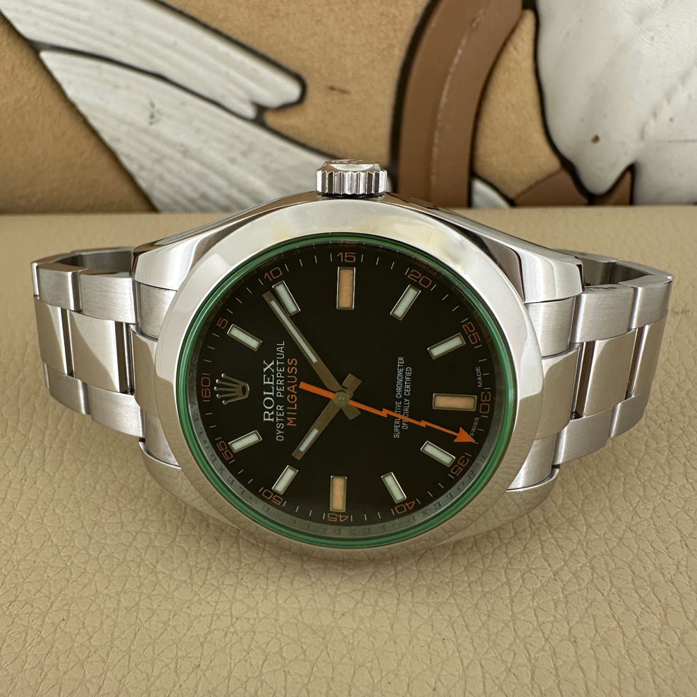 Rolex Milgauss Vetro Verde 116400GV 7