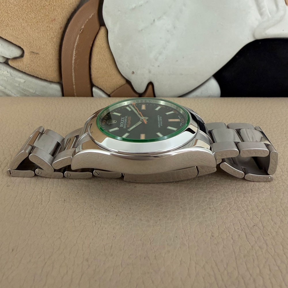 Rolex Milgauss Vetro Verde 116400GV 12