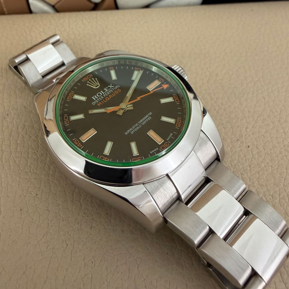 Rolex Milgauss Vetro Verde 116400GV 13