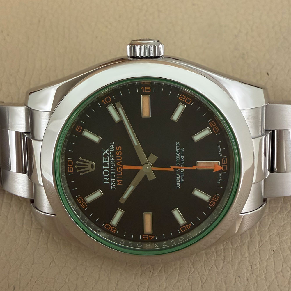 Rolex Milgauss Vetro Verde 116400GV 15