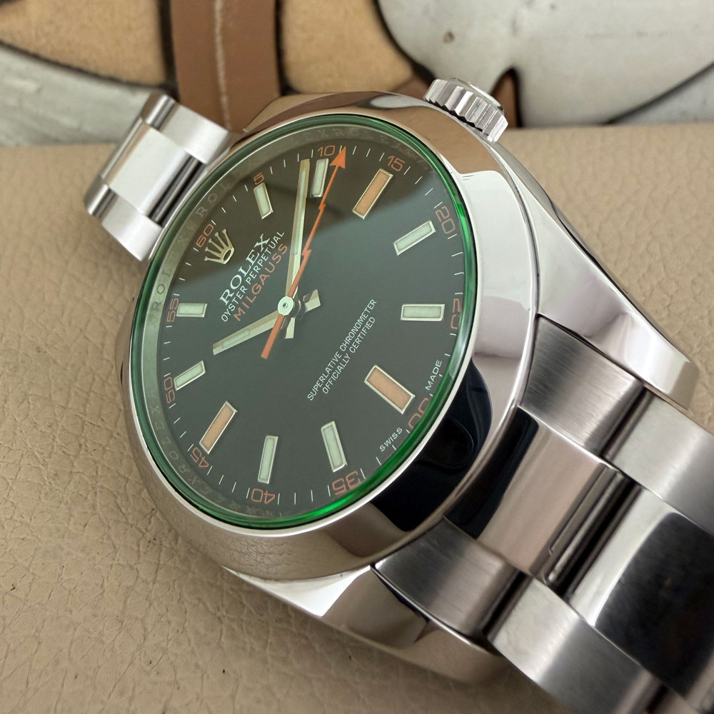 Rolex Milgauss Vetro Verde 116400GV 14