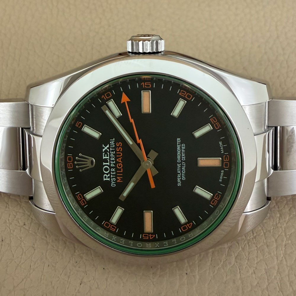 Rolex Milgauss Vetro Verde 116400GV 15